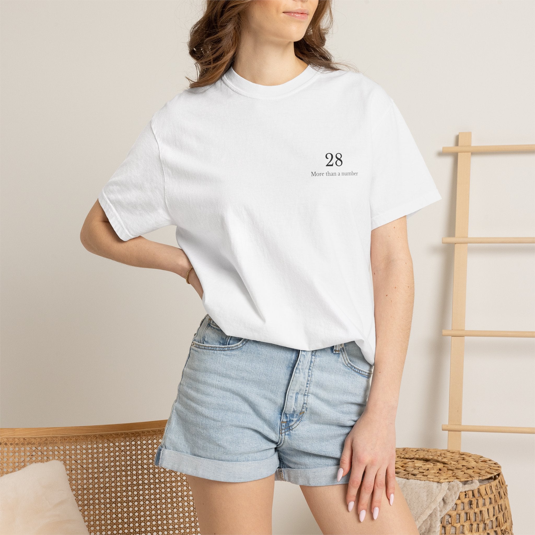 '28' T-Shirt - Heavyweight