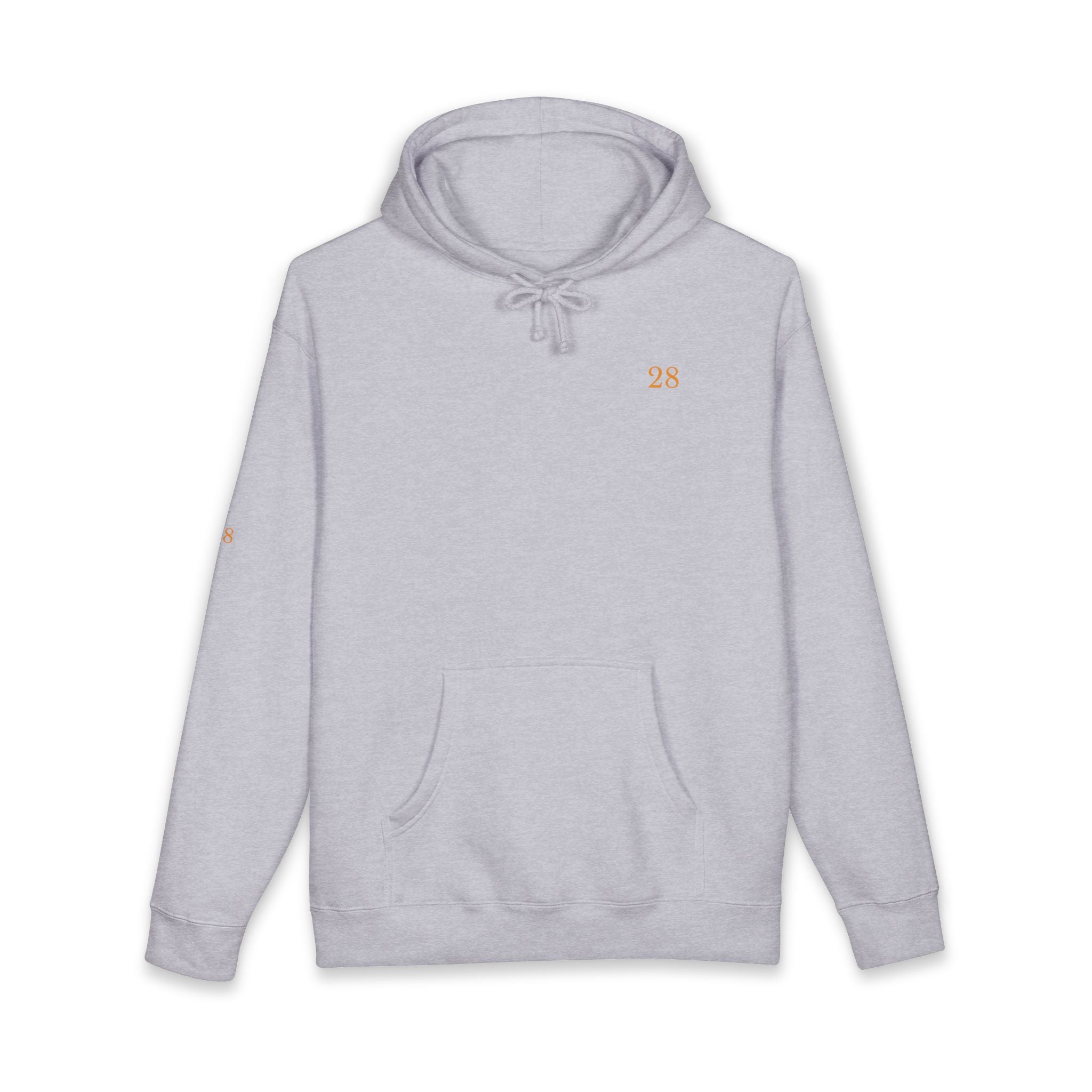 '28' Hoodie - White Comfort Pullover