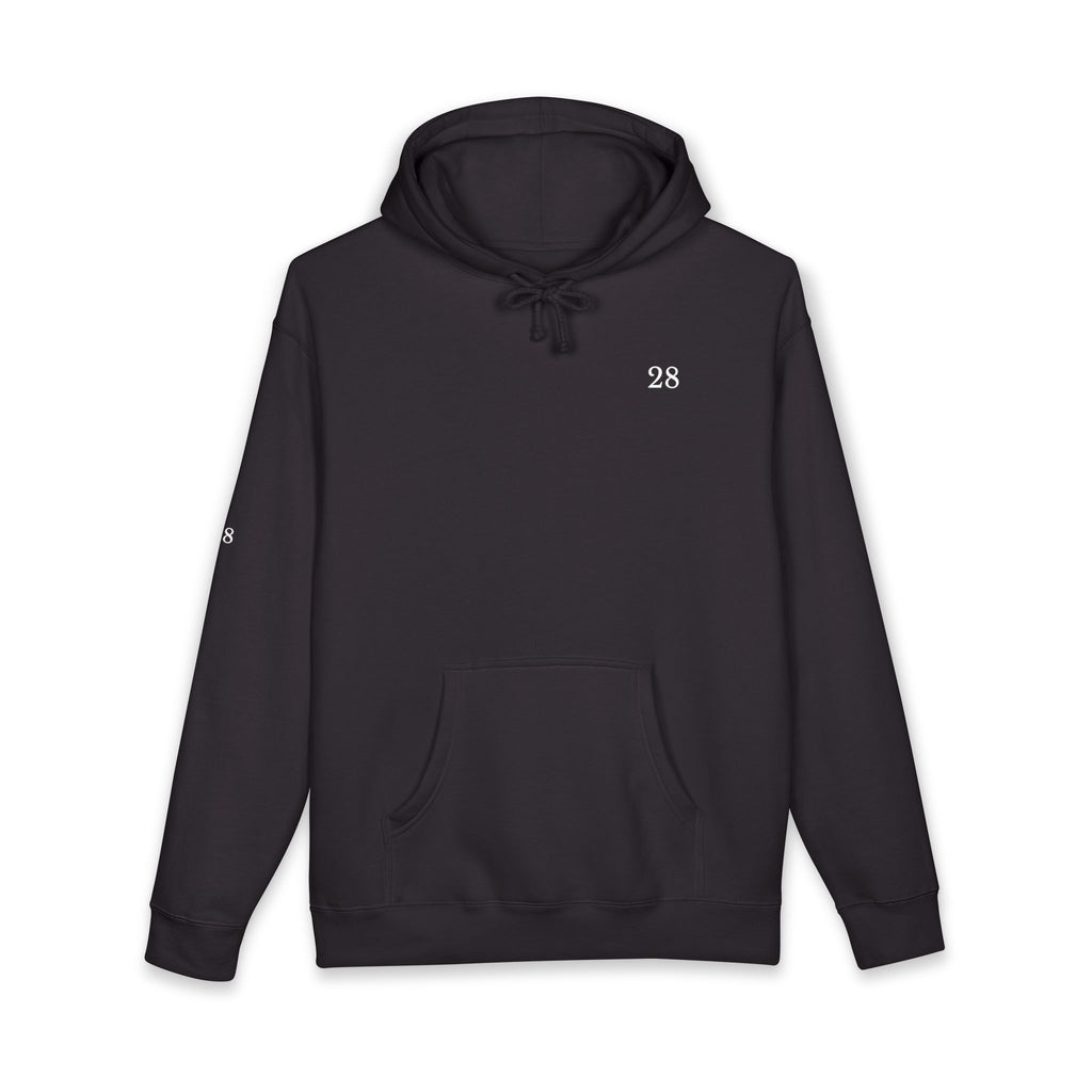 '28' Hoodie - White Comfort Pullover