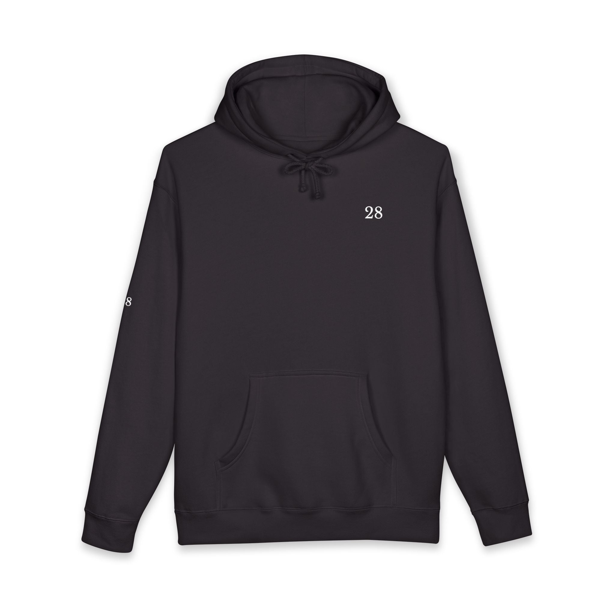 '28' Hoodie - White Comfort Pullover